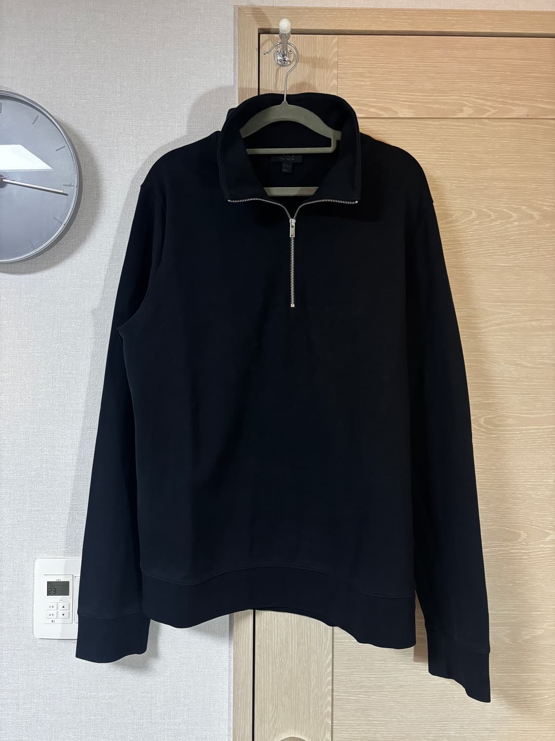 택포/S급) COS 네이비 하프 집업 스웨트 셔츠 상품이미지2