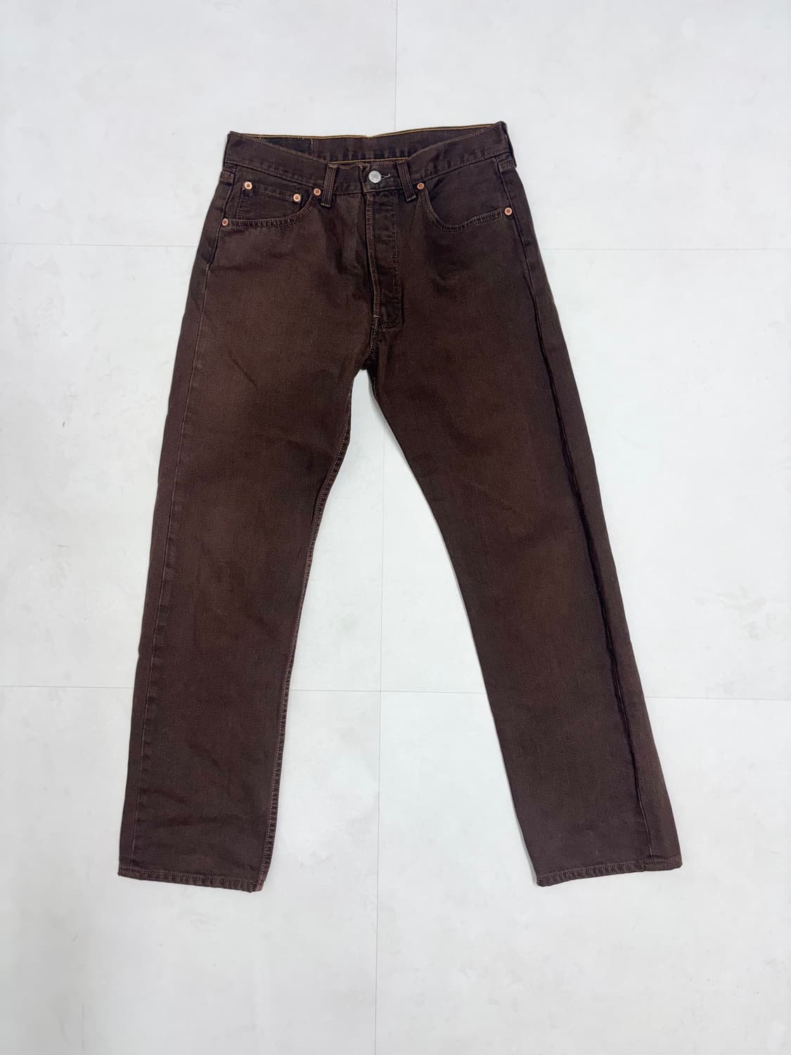 LEVIS 501 WASHED BROWN 상품이미지9