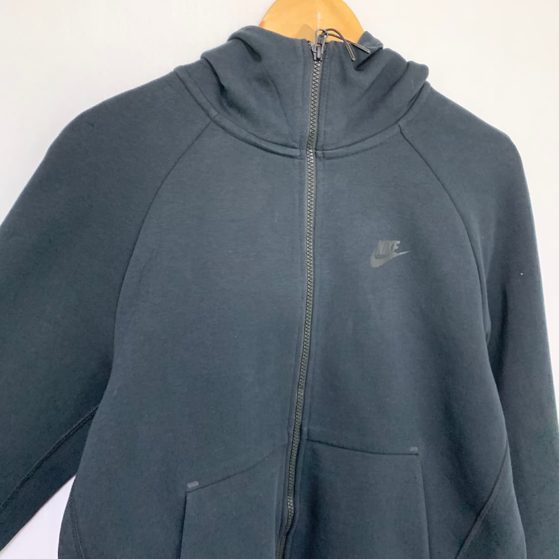 나이키 테크 플리스 후드 집업 블랙 빈티지 남성 M 남녀공용 상품이미지3