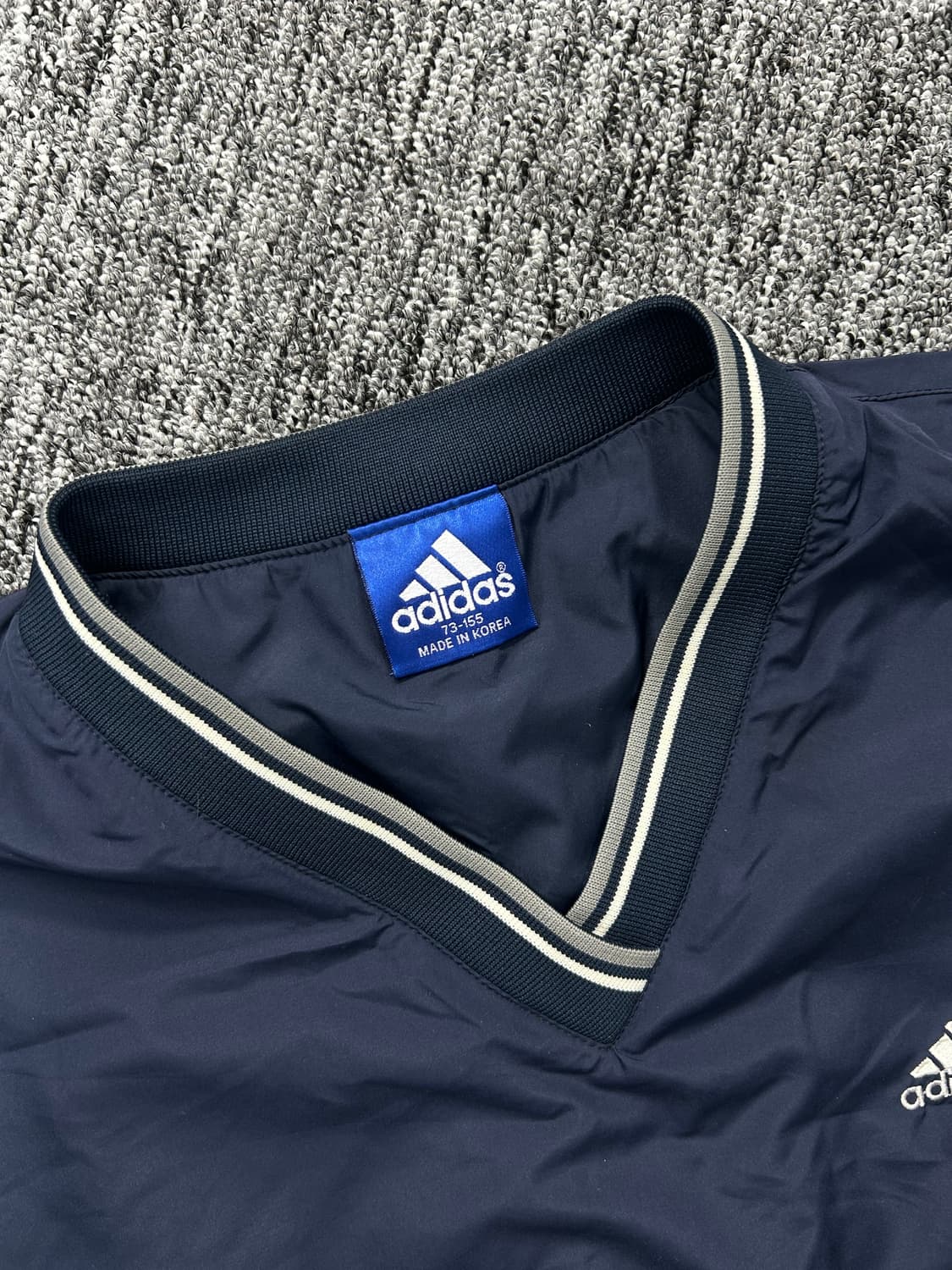 아디다스 네이비 우븐 웜업 155 상품이미지5
