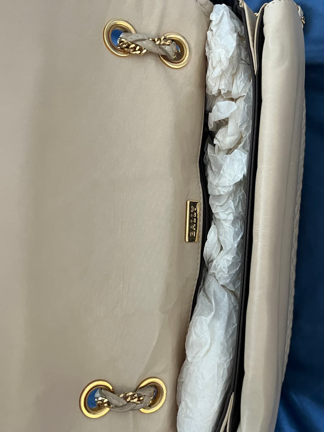 발리 빈티지 퀼팅 가죽 더블 플랩 숄더백 상품이미지5