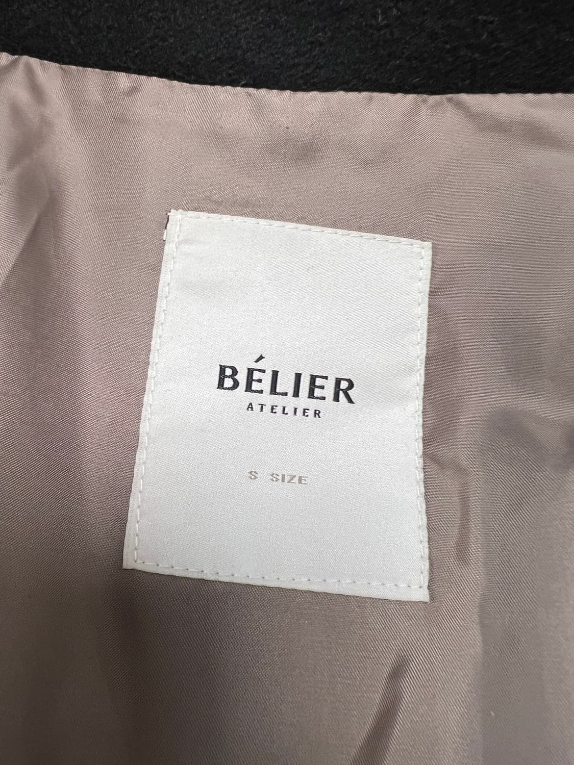 [S] 벨리에 울 트러커 자켓 블랙 상품이미지4