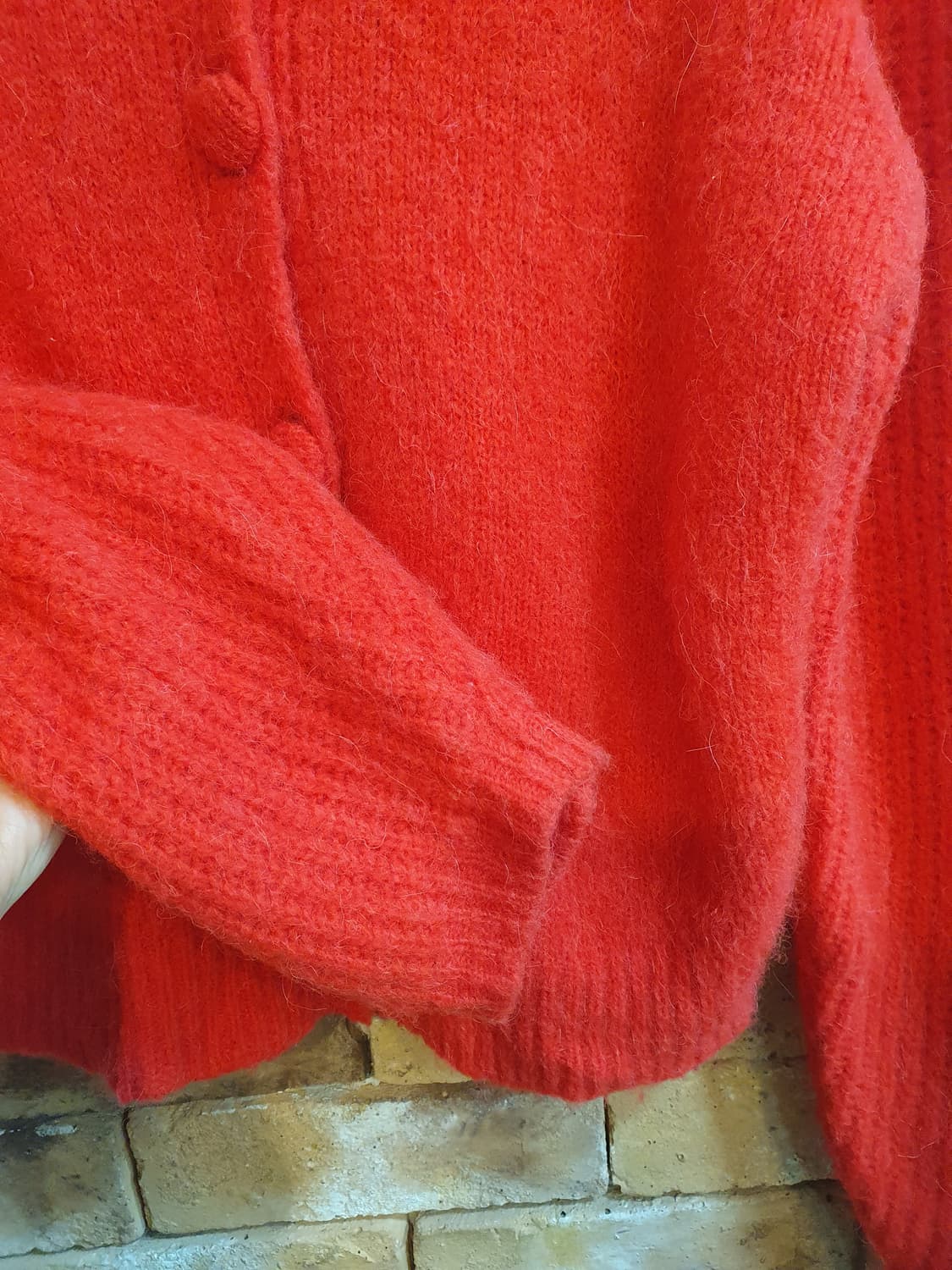 Rouje 루쥬 레드 가디건 상품이미지3