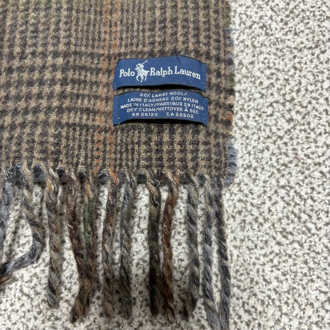 [택포,램스울80] 폴로 랄프로렌 투웨이 이태리 머플러 목도리 [A+] 상품이미지3