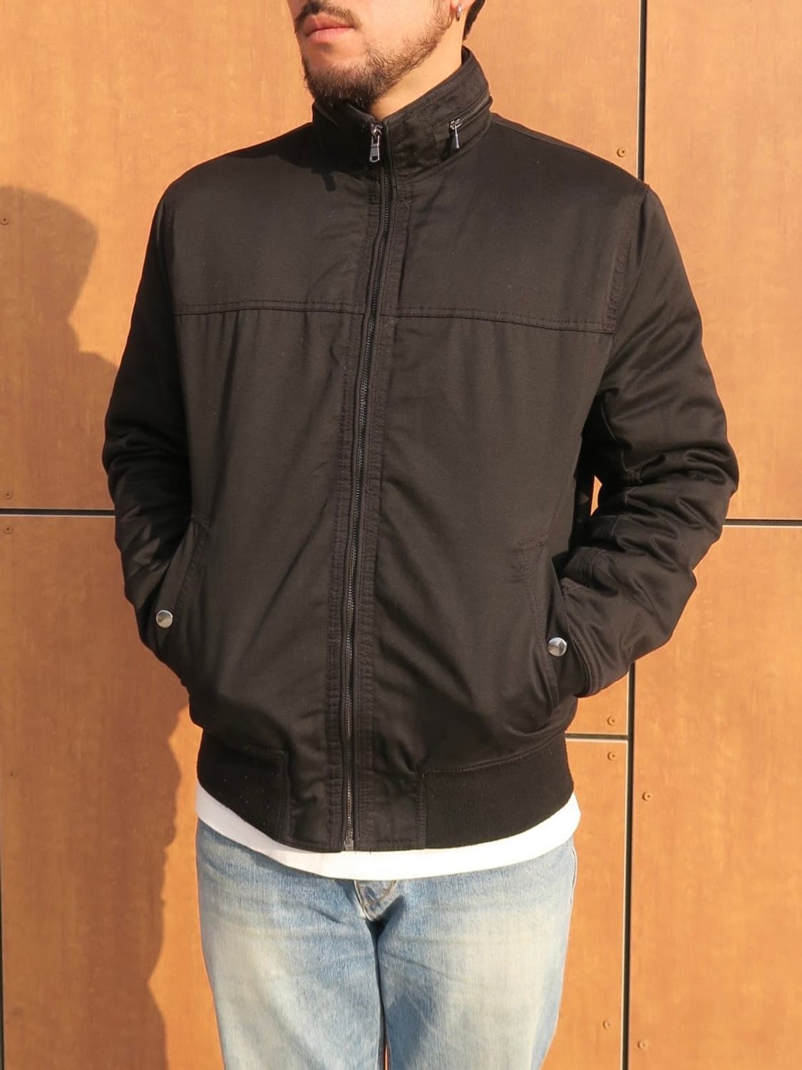 H&M 블랙 붐버자켓 M size 상품이미지3