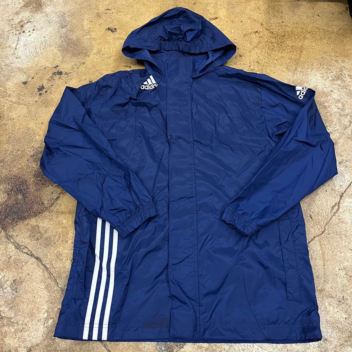[정품/L] 아디다스 네이비 후드 바람막이 b14 상품이미지2