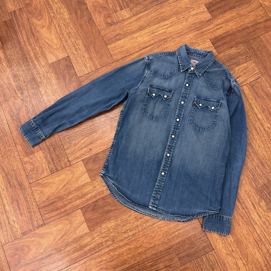 M 리바이스 데님 웨스턴 남방 셔츠  상품이미지2