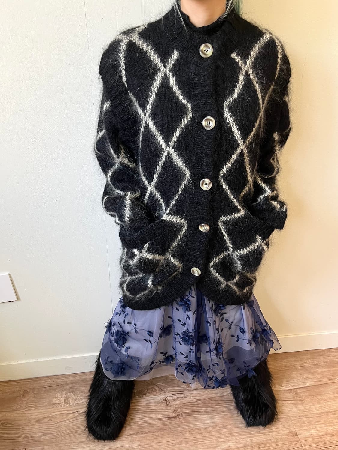 CASABIANCA 모헤어 버튼업 코트  상품이미지7