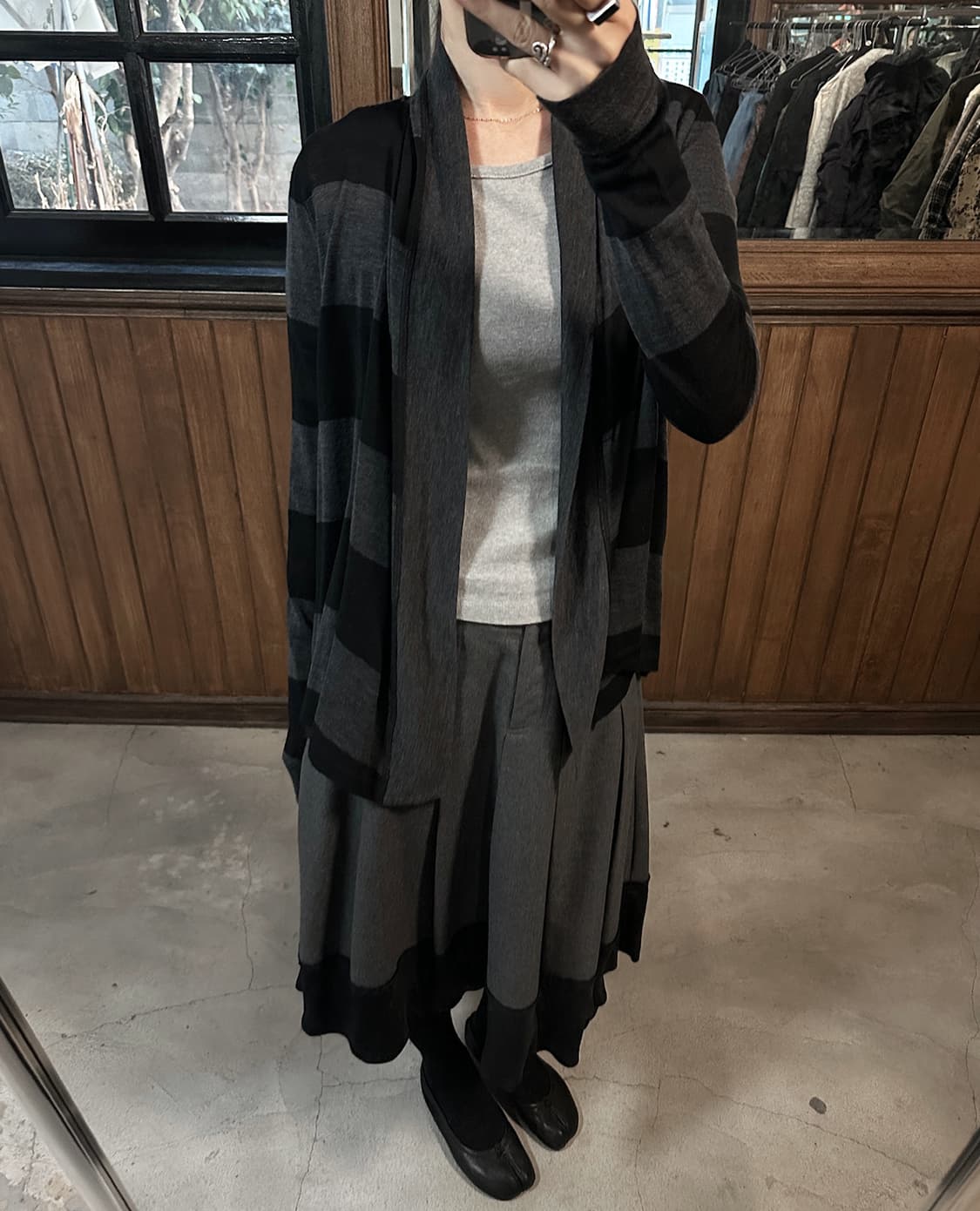 THEORY stripe wool cardigan 상품이미지5