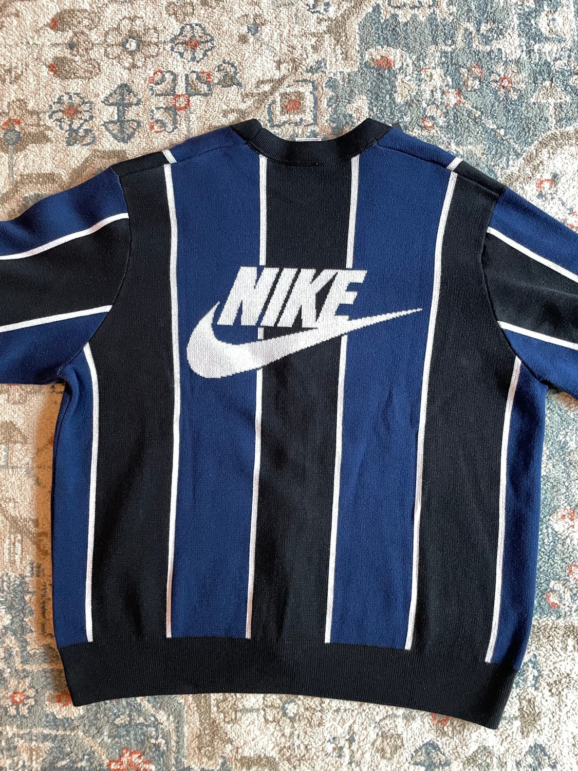 나이키 클럽 페어웨이 스트라이프 스웨터 가디건(새제품. XL) 상품이미지4