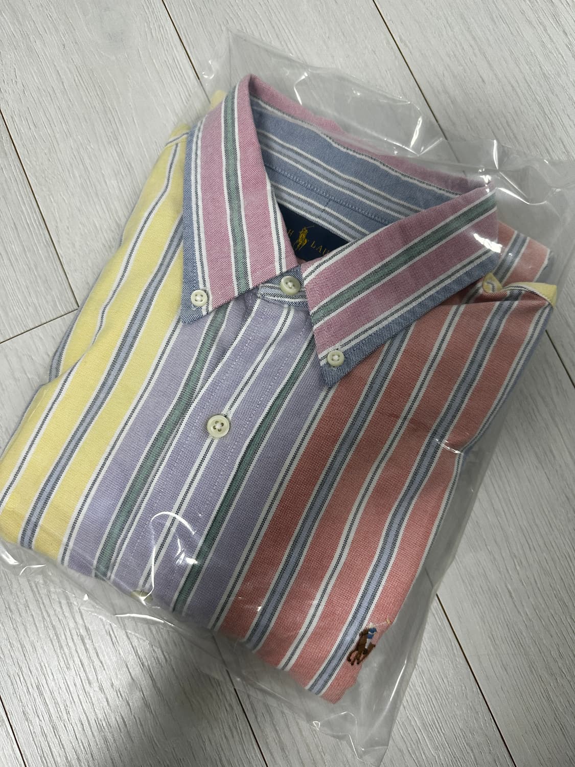 폴로 랄프로렌 남성 스트라이프 셔츠 L사이즈 상품이미지6