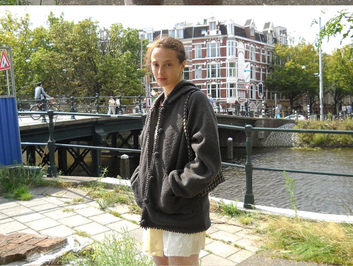 (새상품)후디 부클 가디건 상품이미지2