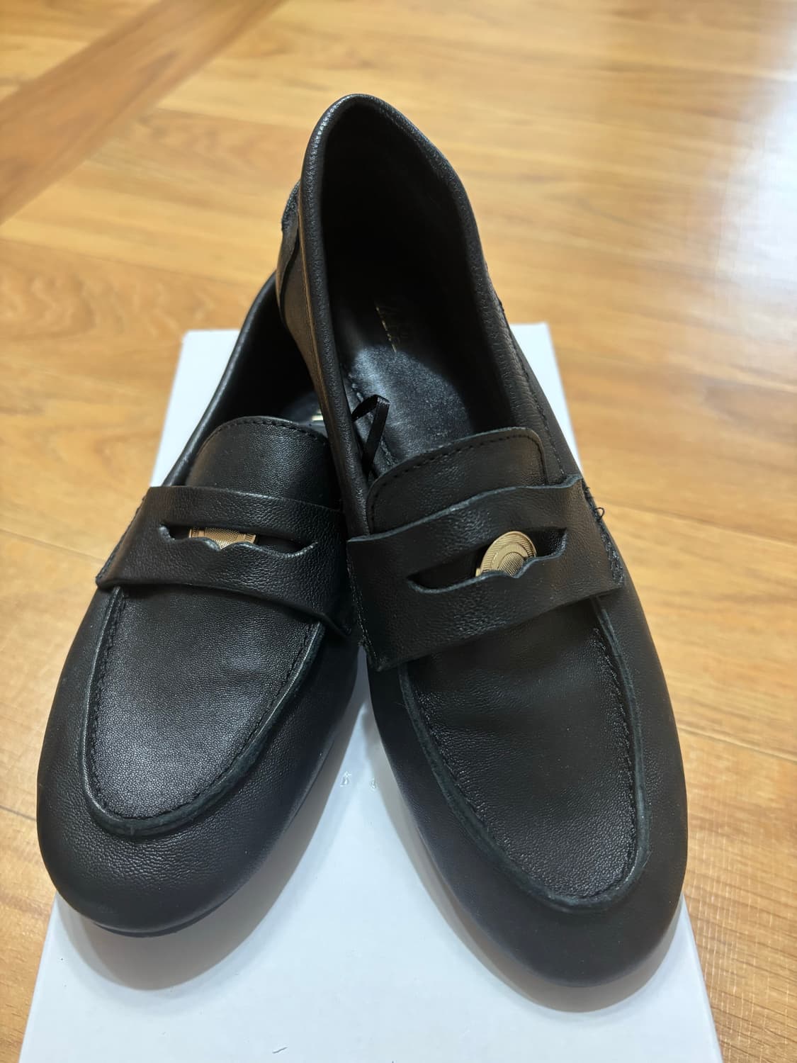 자라 페니 레더 로퍼(블랙)/230 상품이미지1