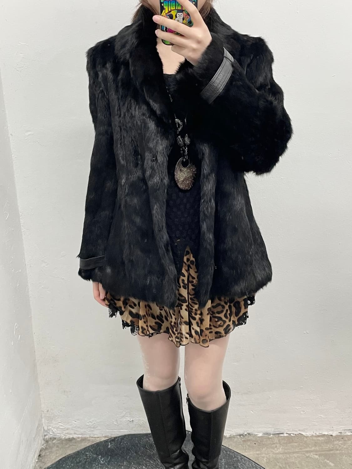 블랙 폭스 렉스 퍼자켓 상품이미지2