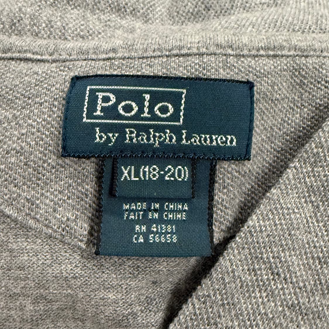 폴로 랄프로렌 그레이 브이넥 니트 가디건  상품이미지5