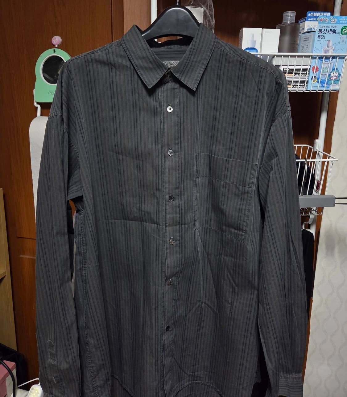 아르반 레인보우 스트라이프 셔츠_다이드 레인보우 상품이미지2