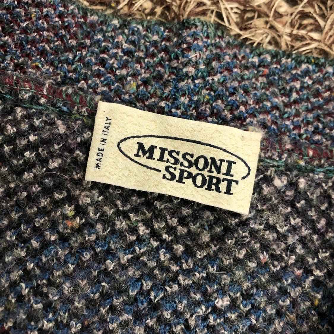 미쏘니 멀티컬러 패턴 울 가디건 상품이미지4