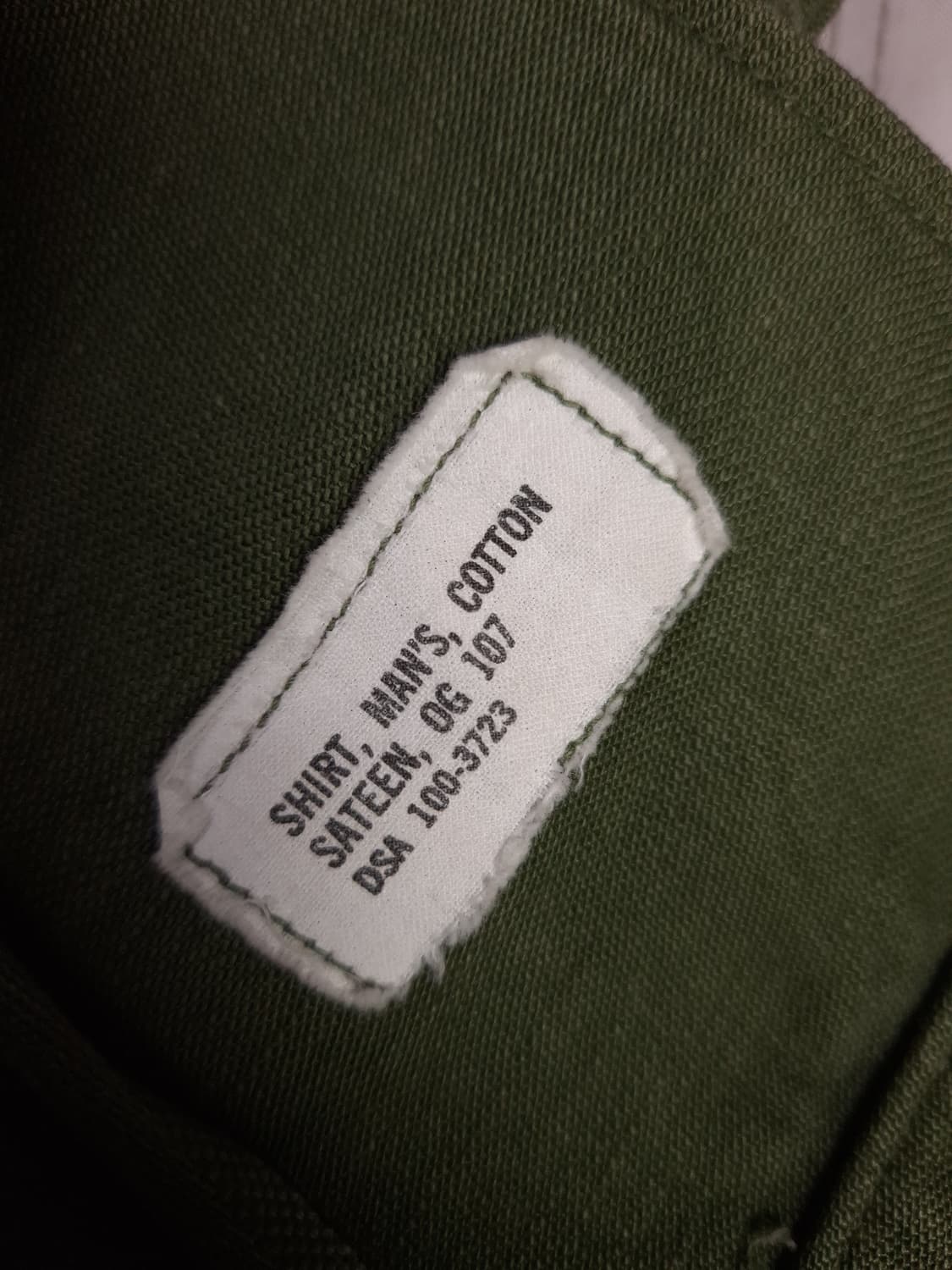 오리지날 미군 OG-107 셔츠 상품이미지3