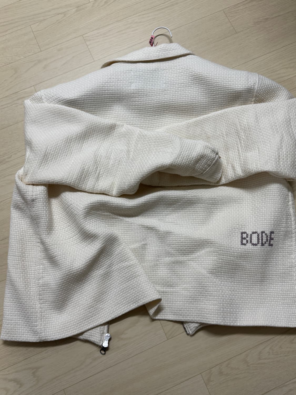 BODE 바스켓 위브 에크루 자켓(m/L) 상품이미지5