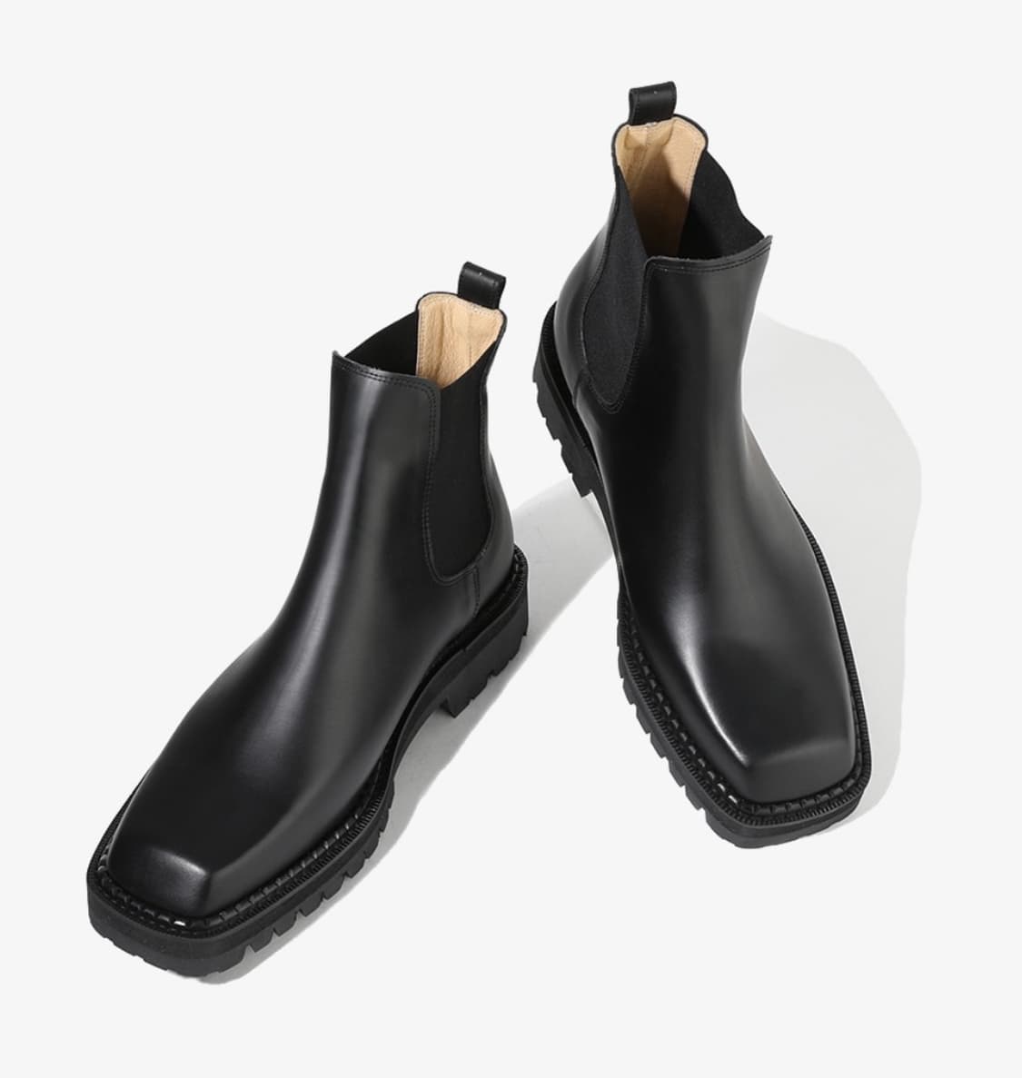 피렌체아뜨리에 스퀘어토 부츠 8701 블랙 FG 상품이미지1