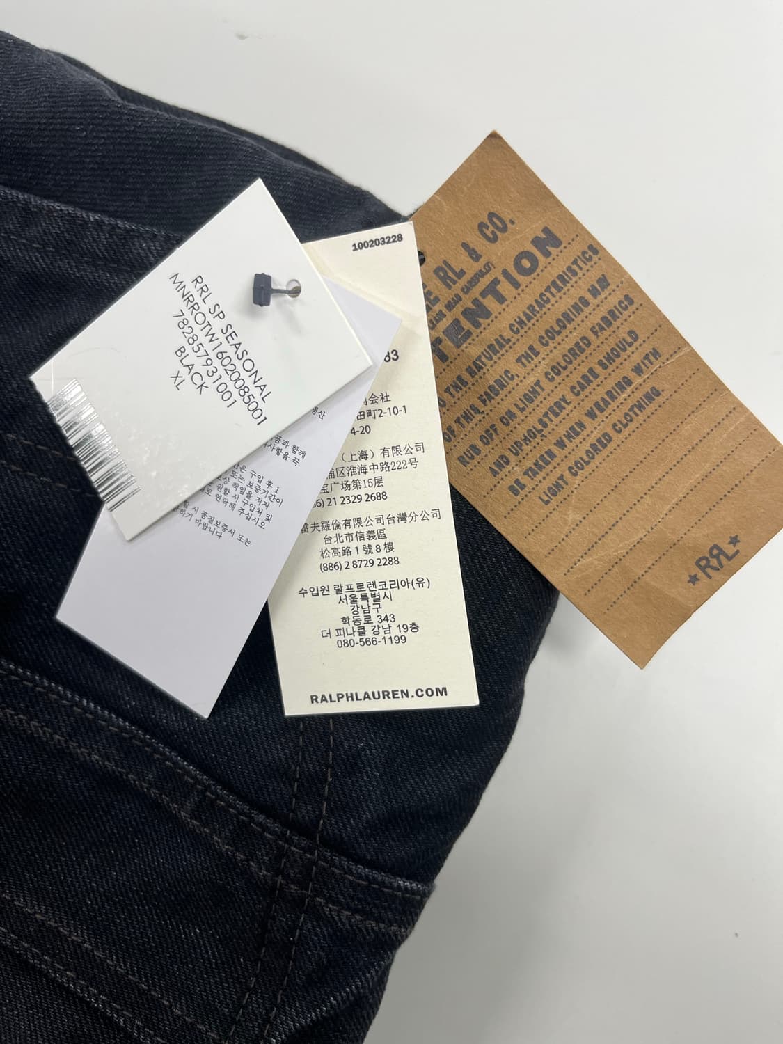 Rrl lot 271 black xl 상품이미지3