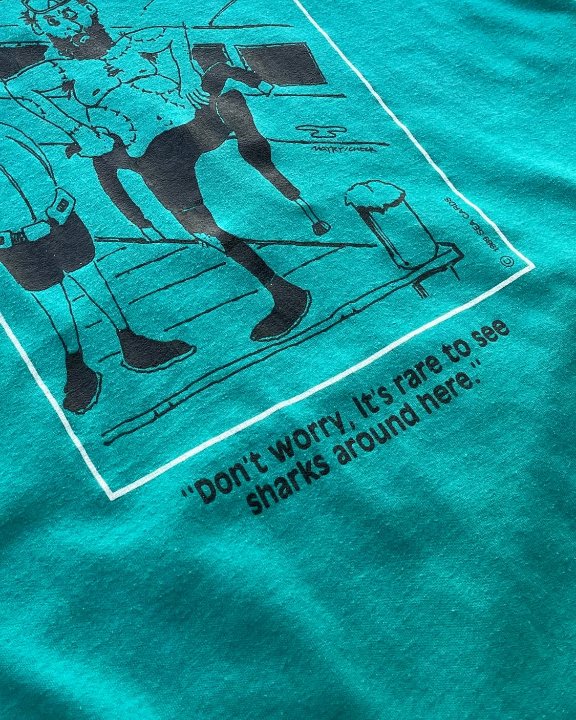 80‘s USA vintage “Captain Bob” T-shirt L 상품이미지5