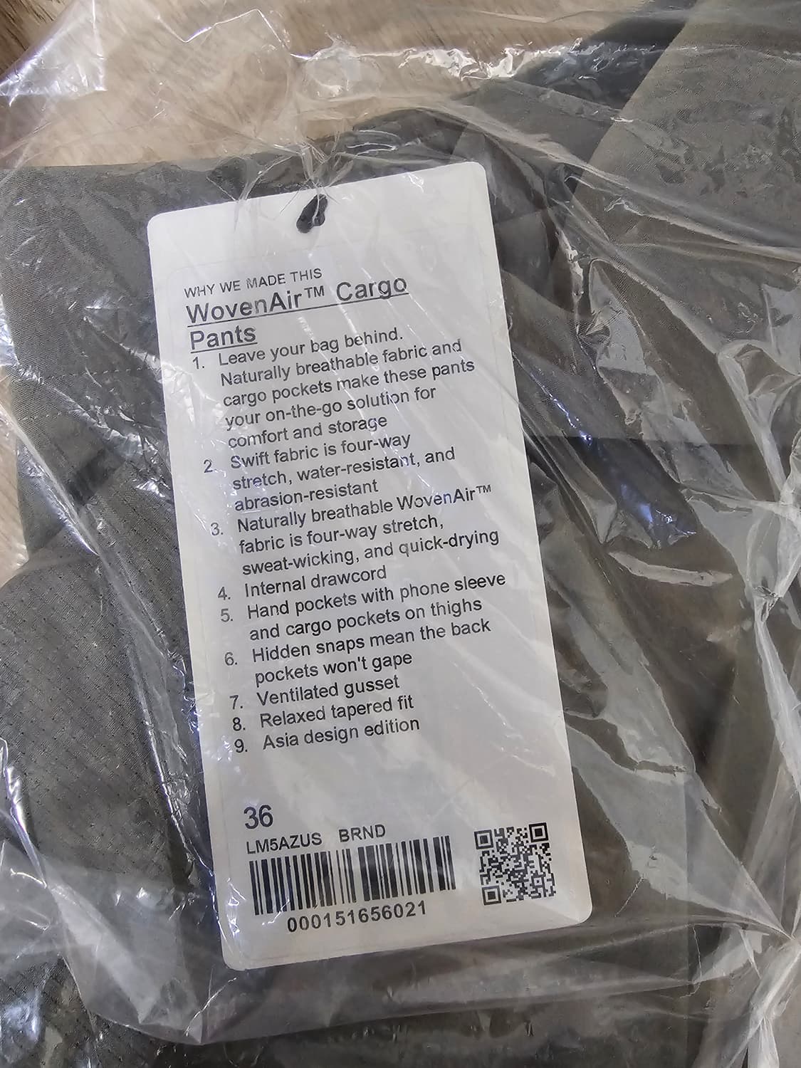 룰루레몬 우븐 카고 팬츠 36 상품이미지4