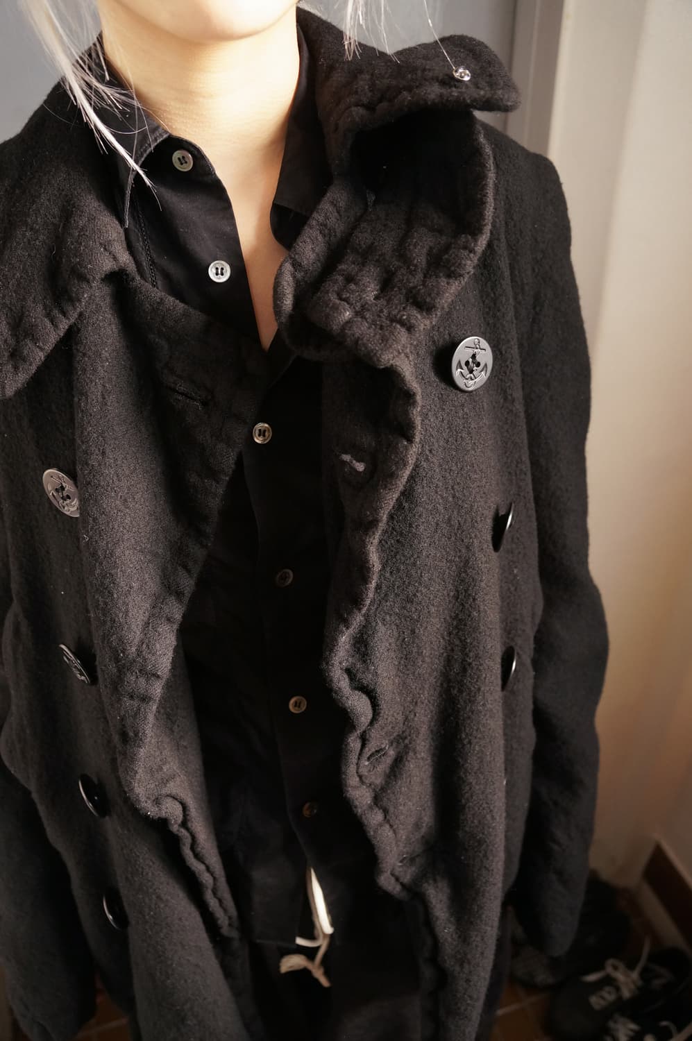 준야 와타나베 07aw 축융 피코트 상품이미지2