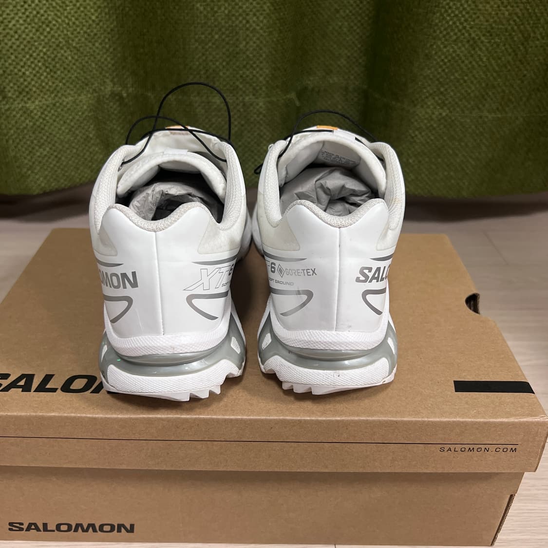 살로몬 XT-6 고어텍스 화이트 실버 상품이미지3