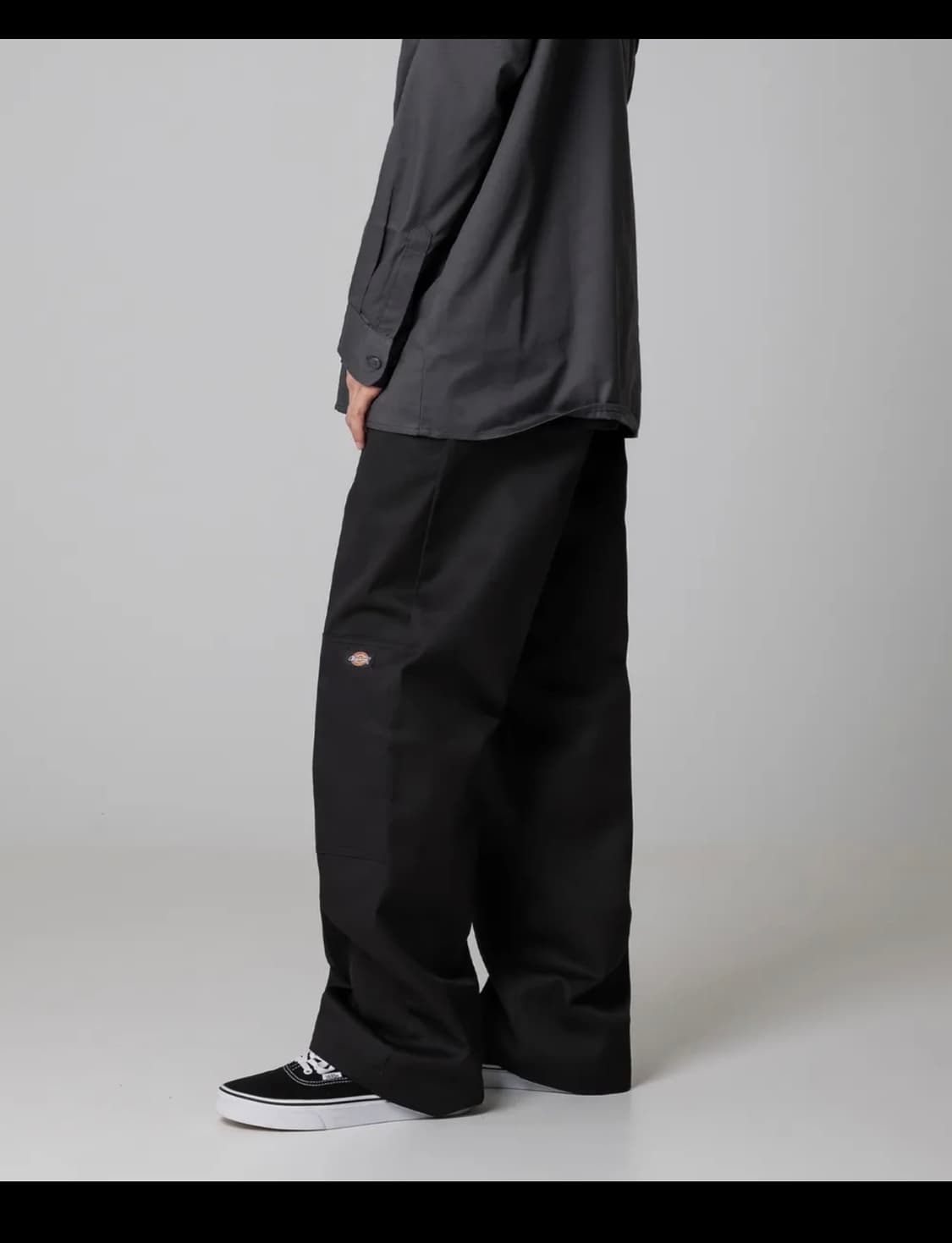 디키즈 더블니 루즈핏 워크팬츠 블랙 31 상품이미지1