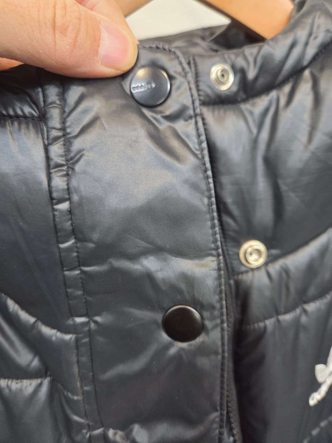 아디다스 여성 오리지날 삼선 패딩 후드자켓 m 상품이미지7