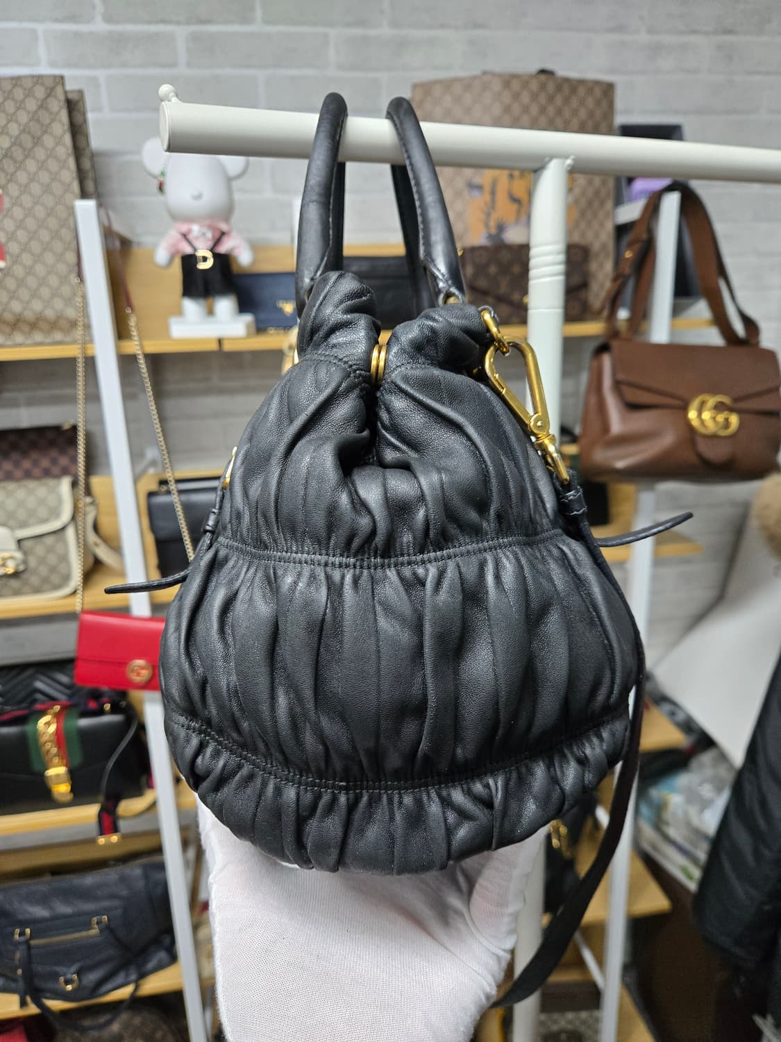 [특가][정품] 프라다 사피아노 바텔로 숄더백 상품이미지3