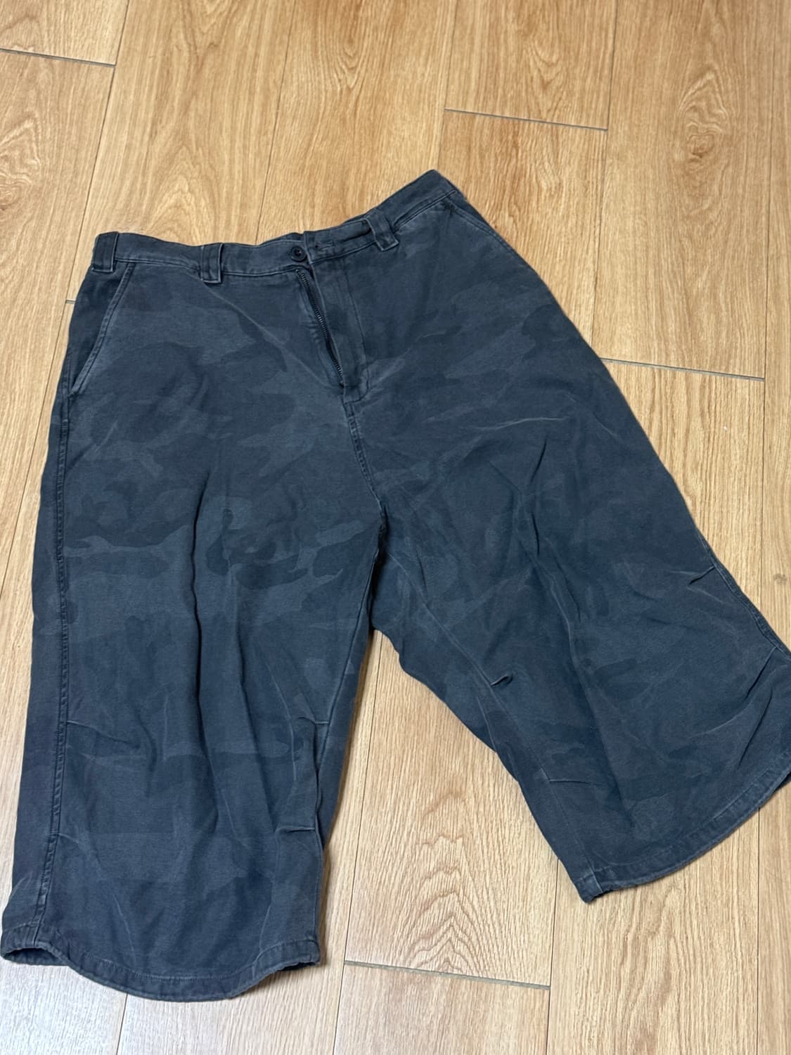 해칭룸 스노우 쇼츠 Over Dyed Camo Charcoal 3 상품이미지2
