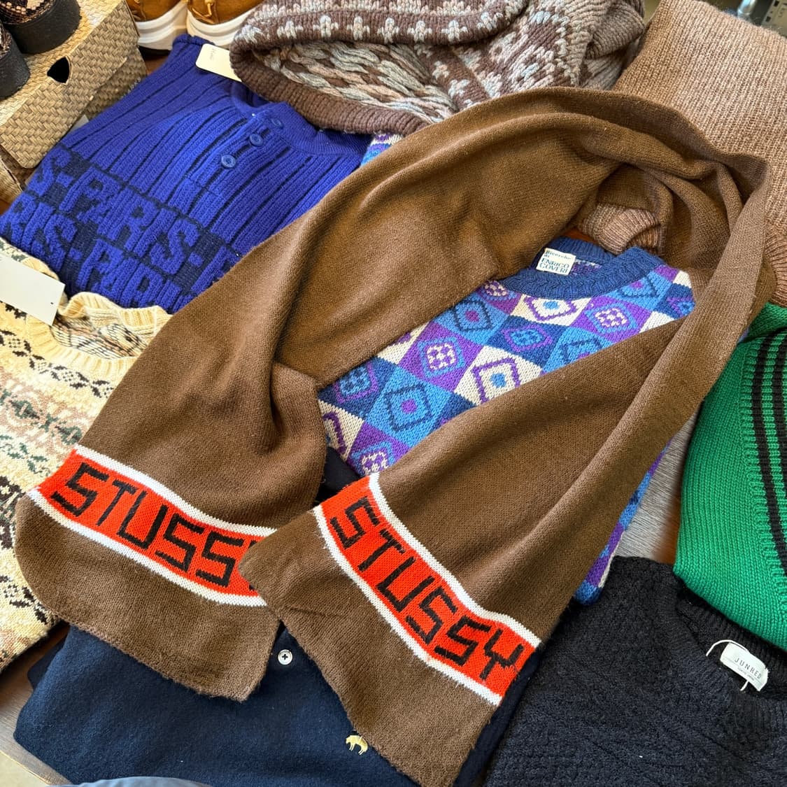 90 ~ 00S 올드 스투시 스펠아웃 스카프 목도리 상품이미지3