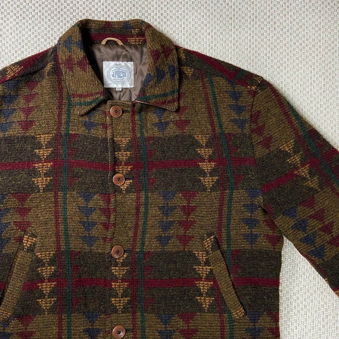 (100-103) 8-90’s 제이프레스 울 헌팅 코트 상품이미지3