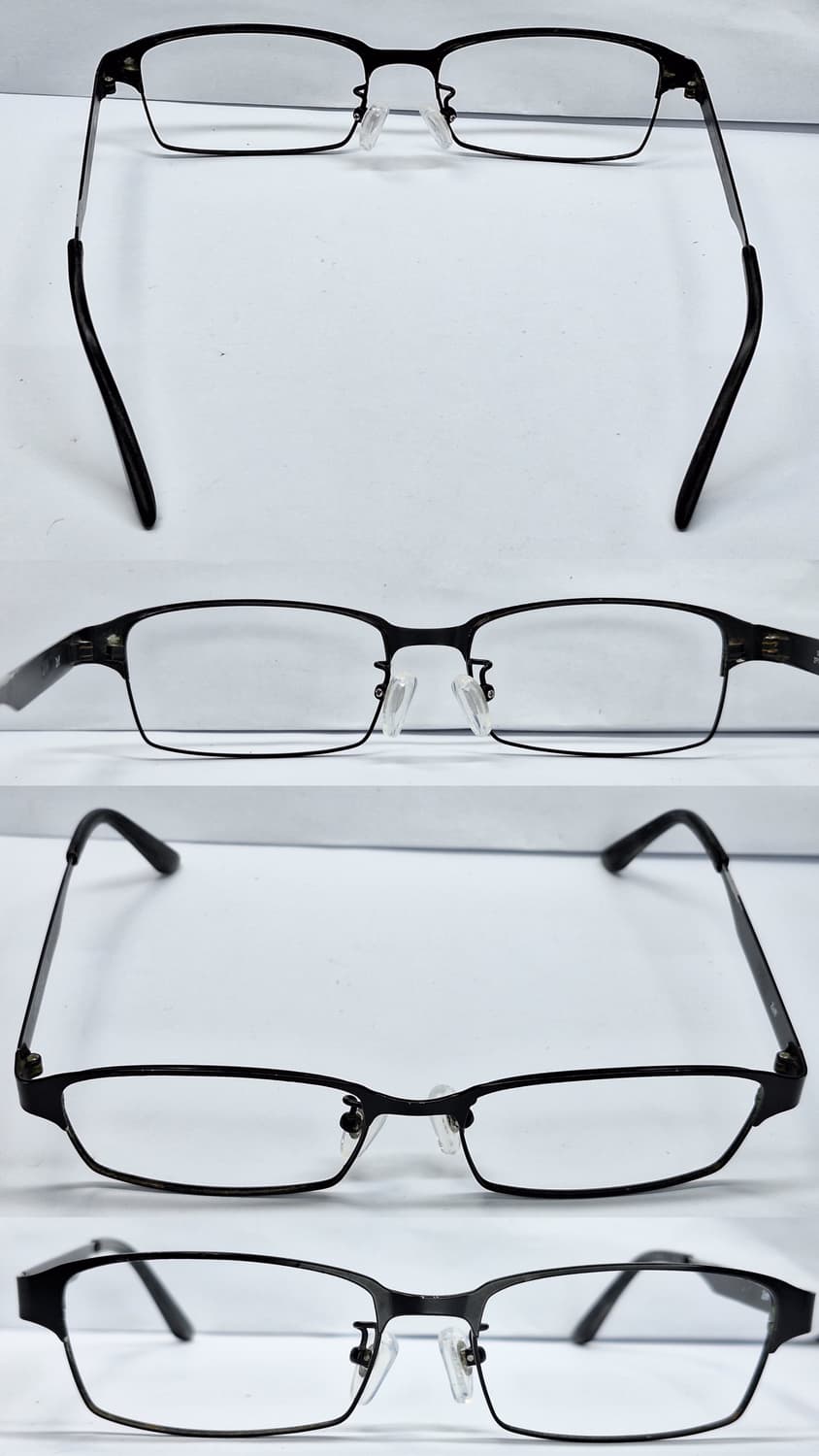 Joff 조프 ZP12007S 블랙 스퀘어 경량 안경테 안경/일본 수입  상품이미지3