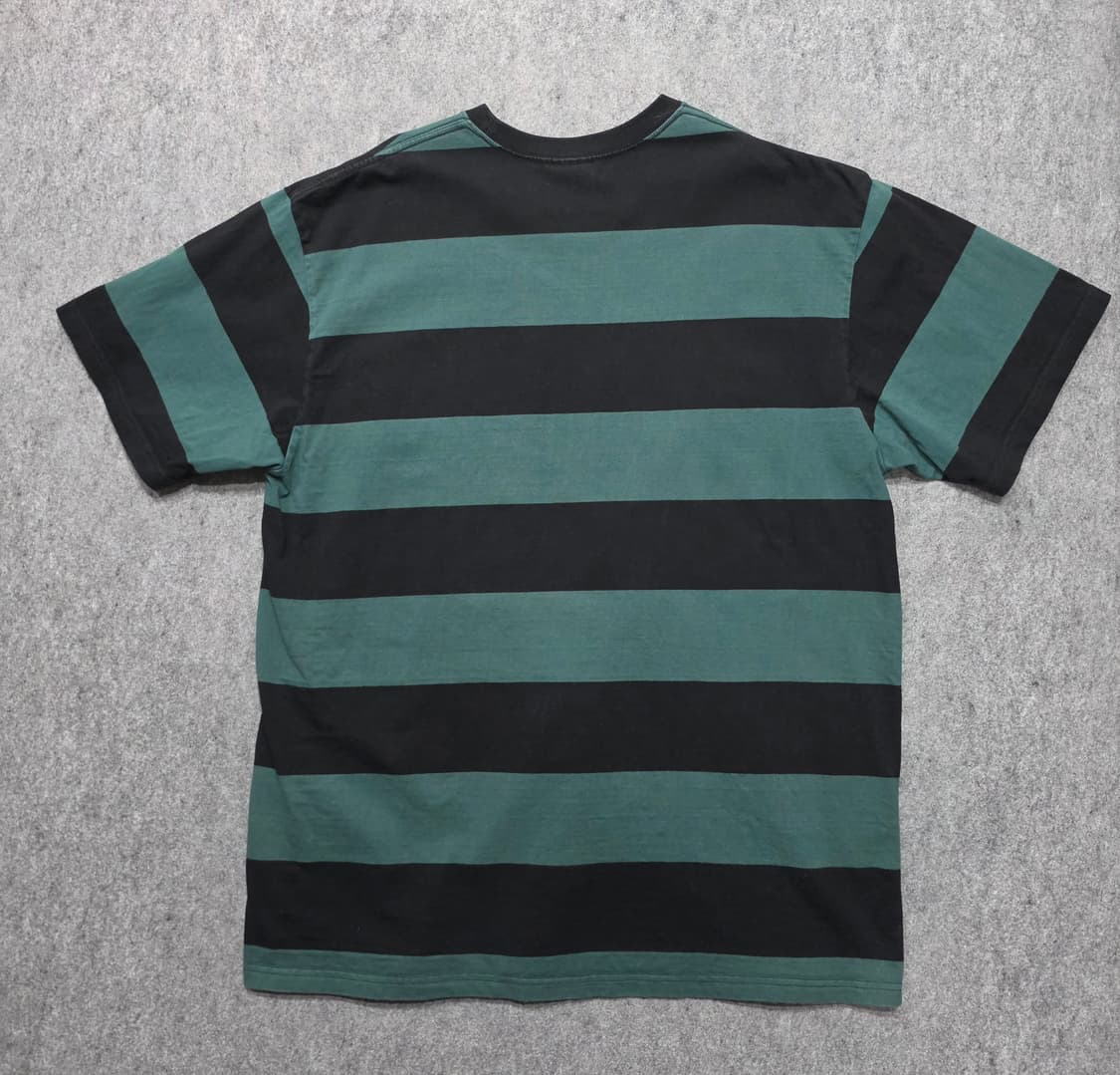 디스이즈네버댓 그린 스트라이프 반팔티 XL 상품이미지2