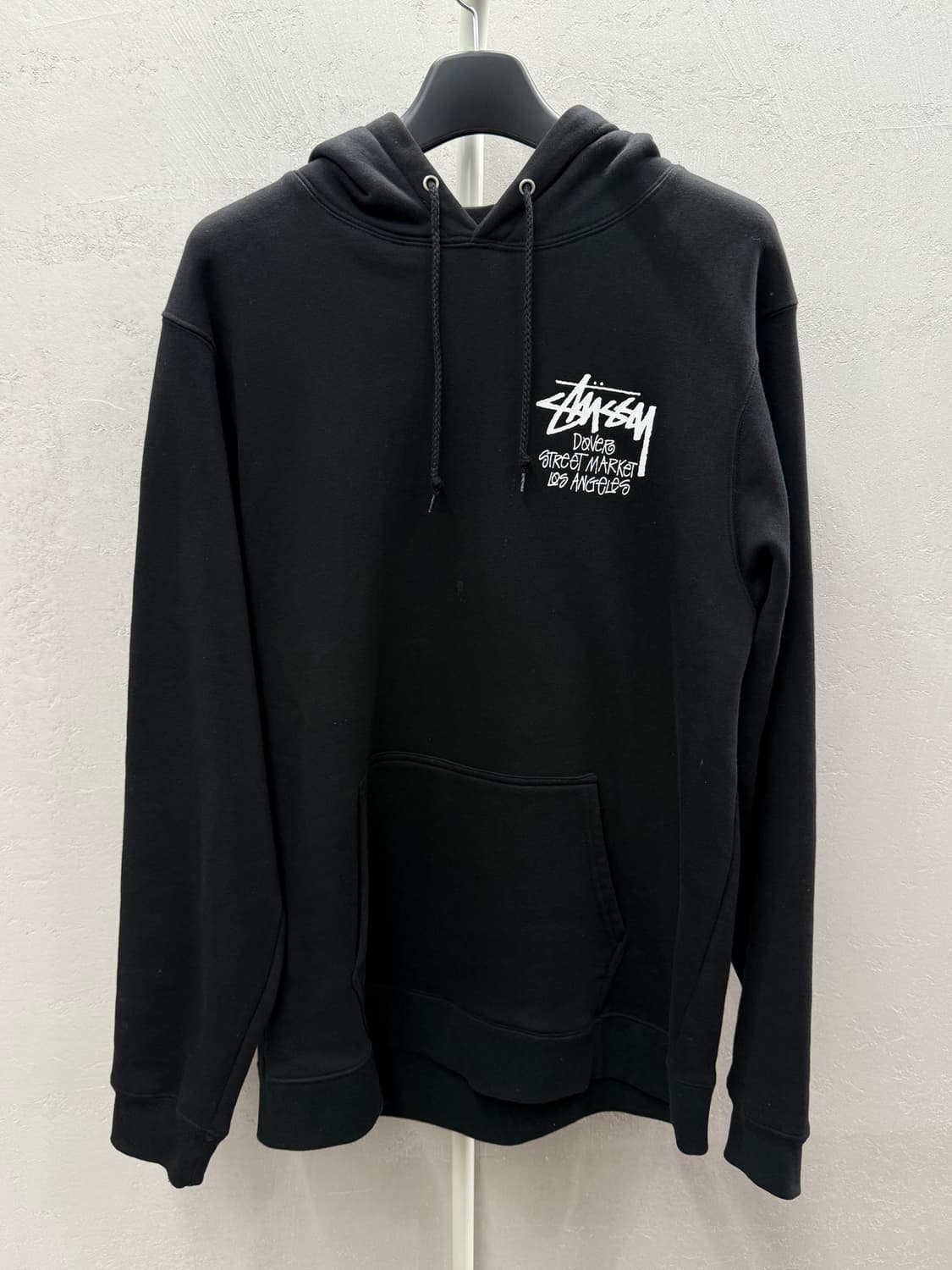 Stussy logo hoodie black XL 상품이미지2