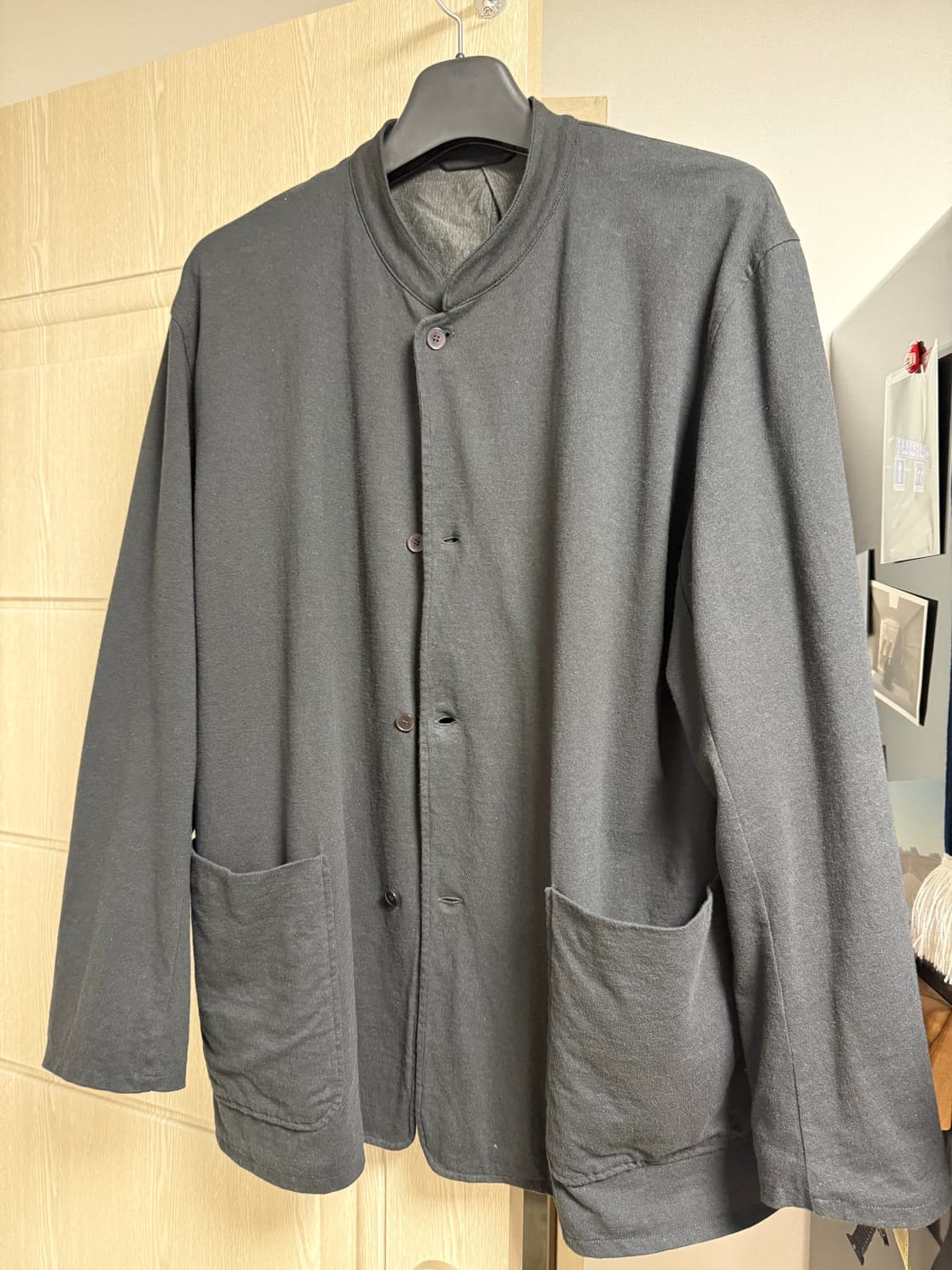 코모리 코튼저지 스탠드카라 자켓 2사이즈 상품이미지1