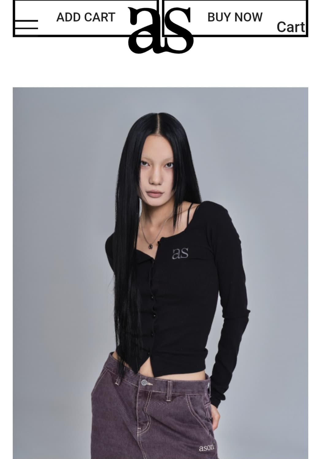 애즈온 가디건 상품이미지2