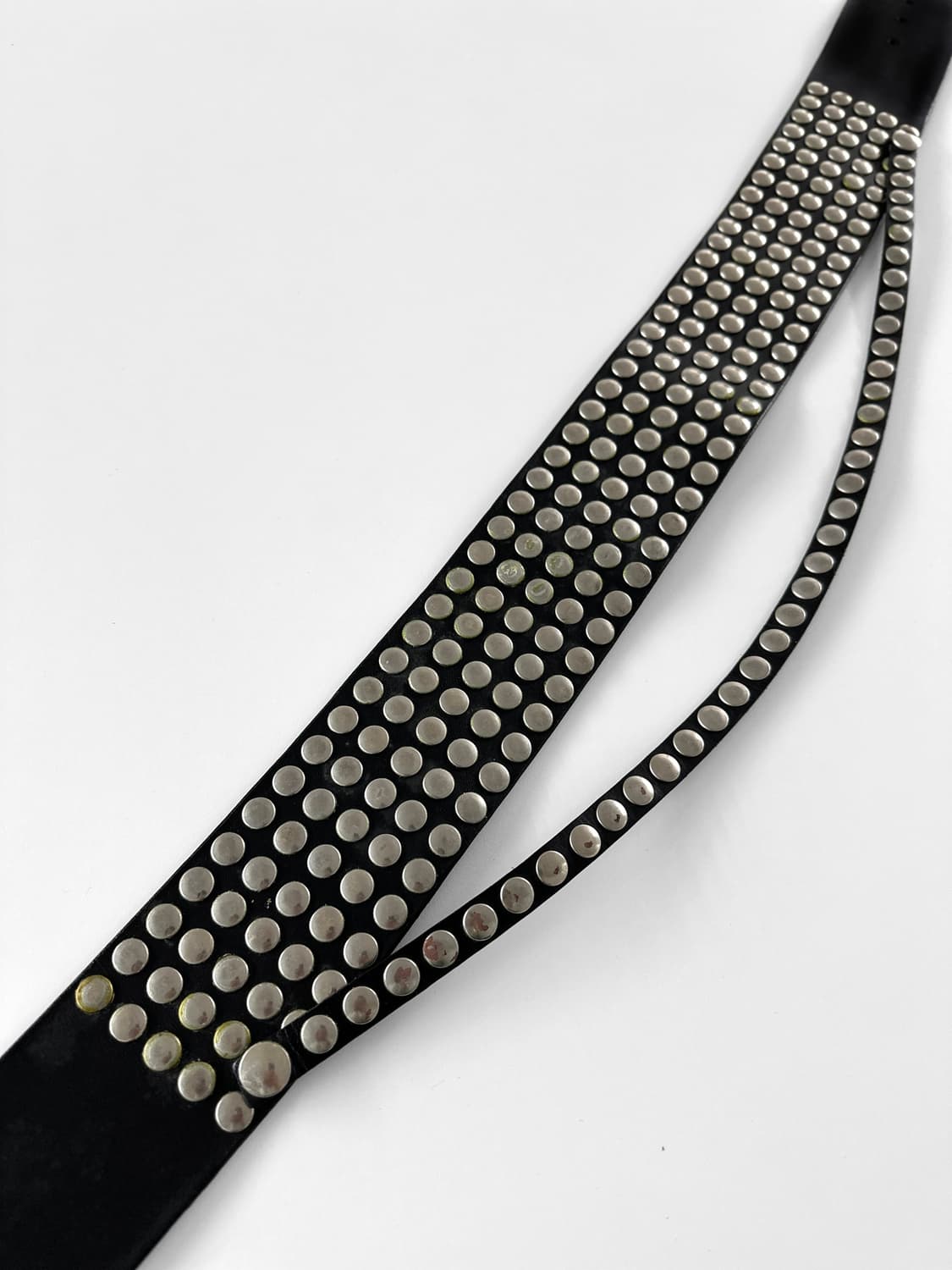 (Rare) A.F. VANDEVORST 더블 레이어 스터드 레더 벨트 상품이미지9