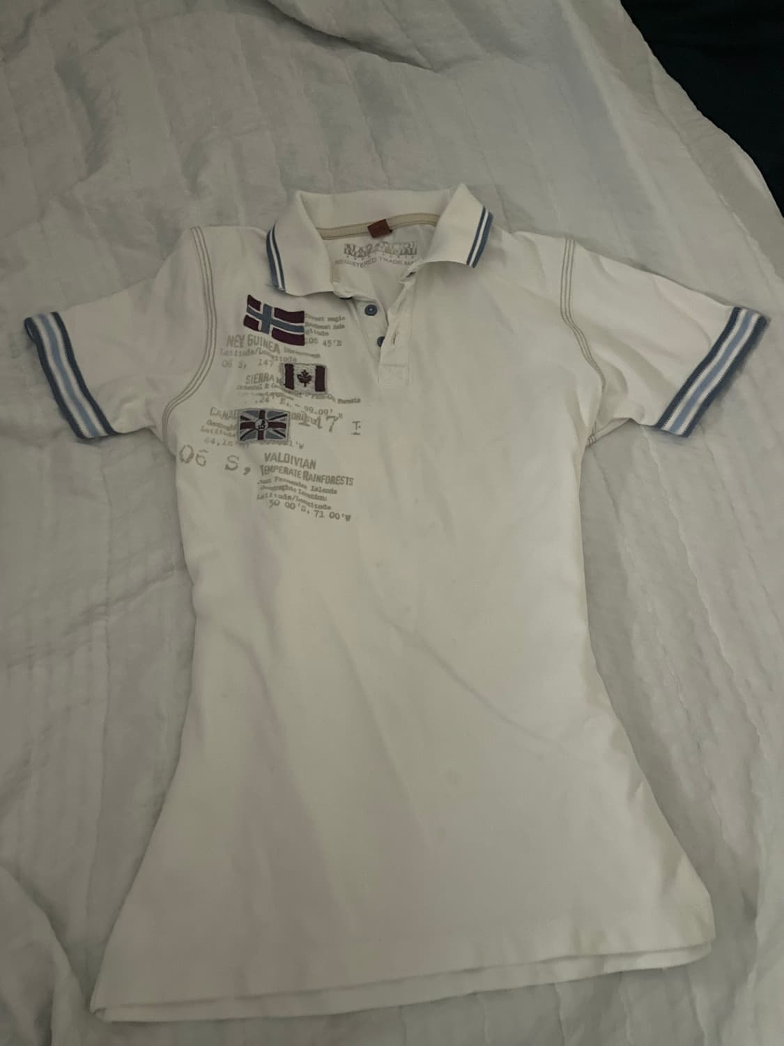 Vintage flag polo shirt 상품이미지1