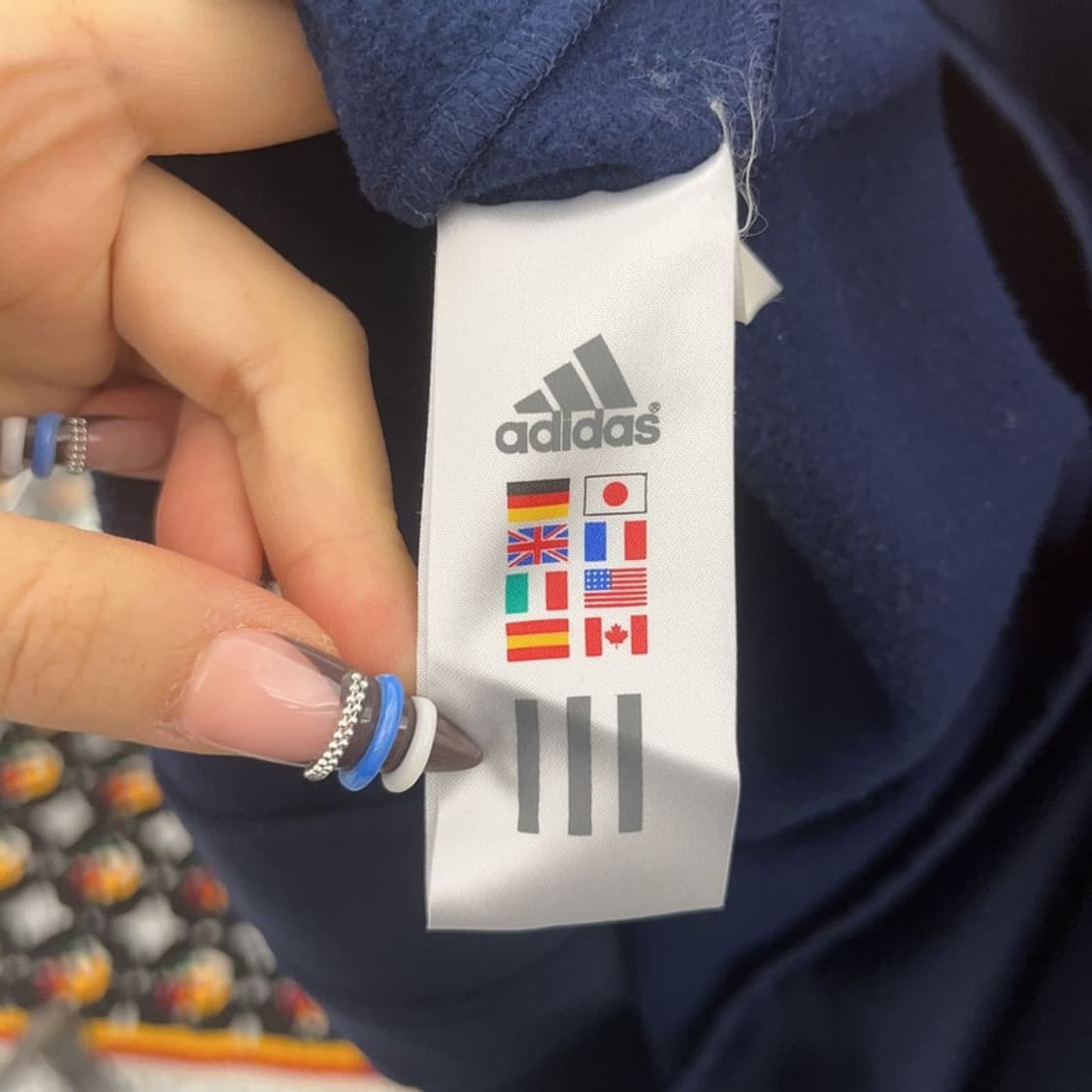 아디다스 Y2K 레트로 오렌지 삼선 져지 집업 자켓 105 C07561 상품이미지6