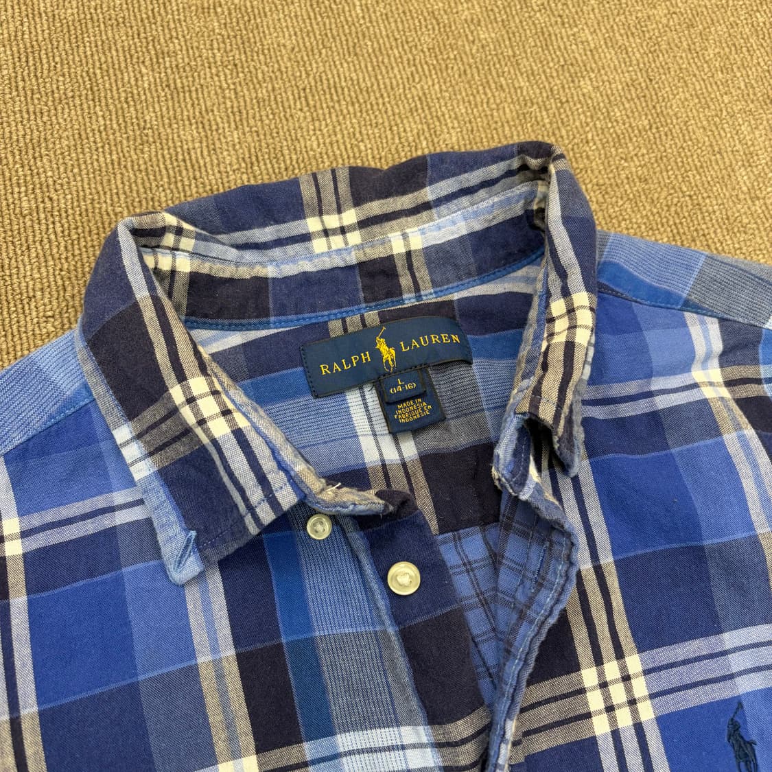 polo 랄프로렌 폴로 우먼스 체크 셔츠 S 상품이미지2