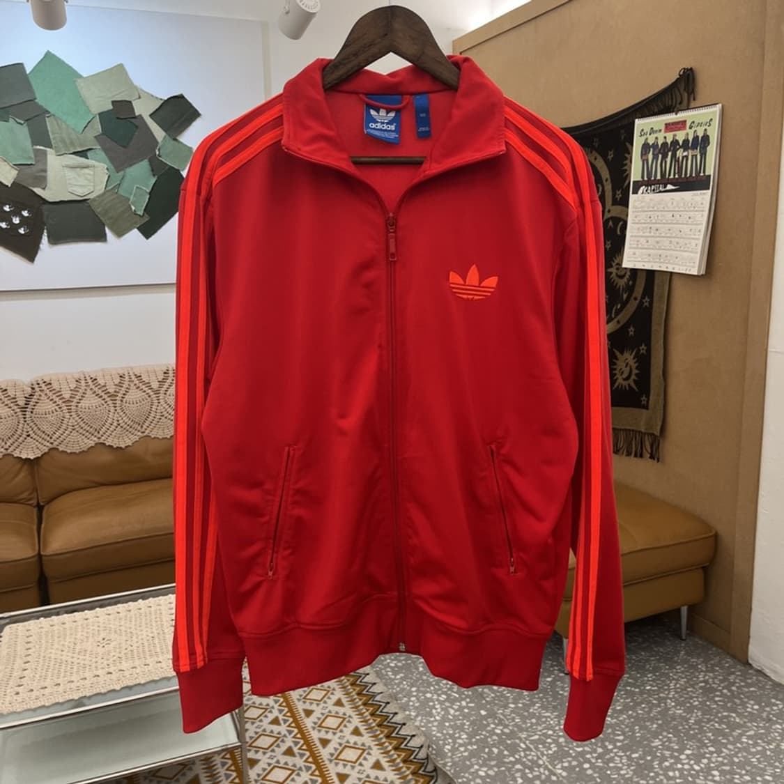 아디다스 레트로 파이어버드 레드오렌지 져지 집업 100 C11096 상품이미지3