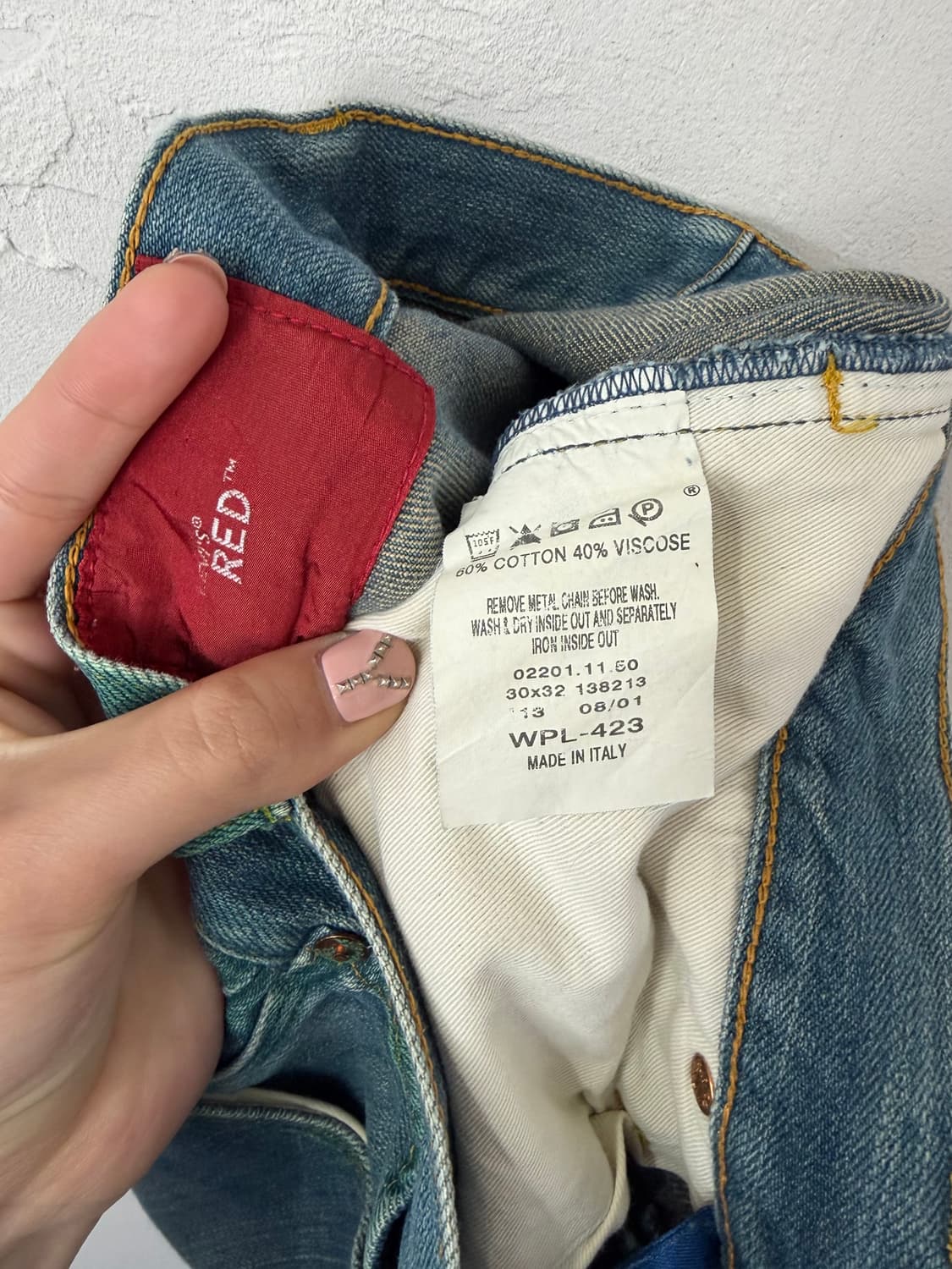 리바이스 레드 2002ss warped 부츠컷 진  상품이미지6