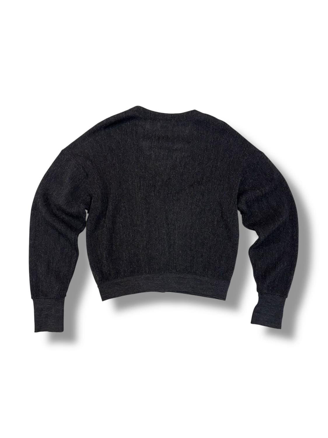 90s 라코스테 다크 그레이 가디건 (2XL)  상품이미지3