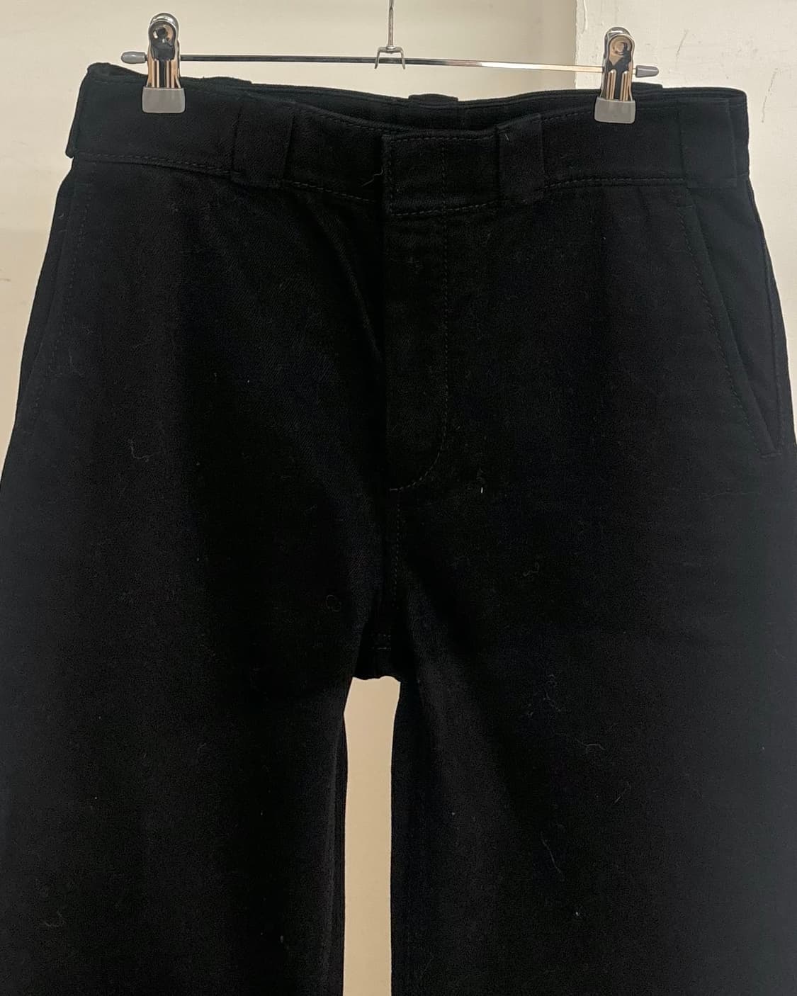 알렉산더 왕 블랙 와이드 코튼 팬츠 상품이미지2