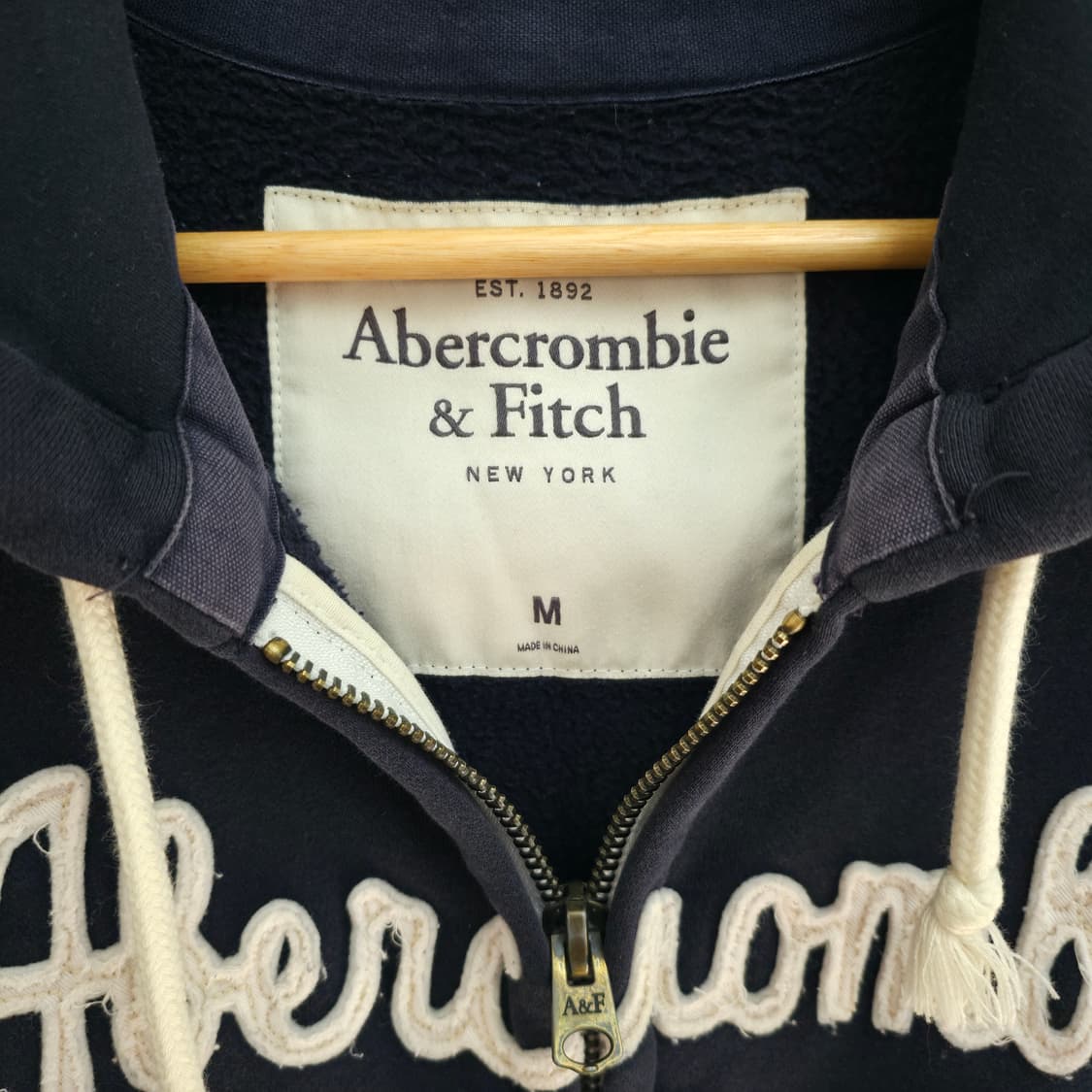 [M] 아베크롬비 네이비 후드집업 상품이미지5