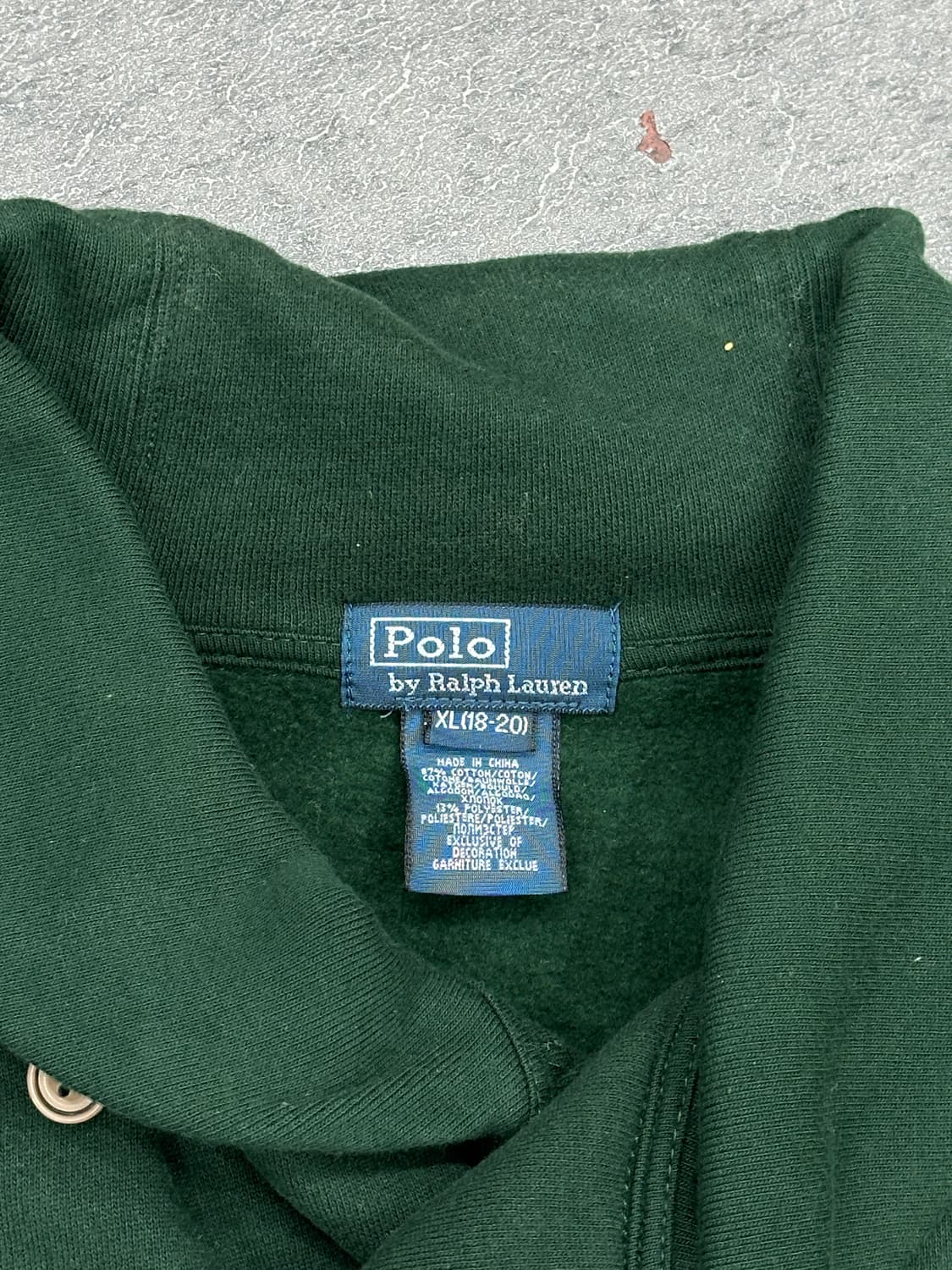 폴로 숄카라 맨투맨 그린 상품이미지4